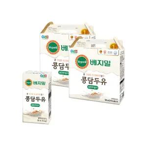 베지밀 콩담두유 설탕무첨가 190ml 32팩