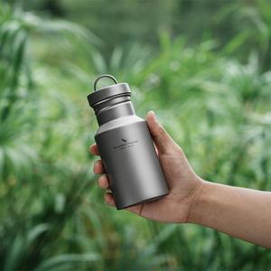 캠핑 냄비 티타늄 물병 정균 음료 용기 하이킹 캠핑 식기 400ml