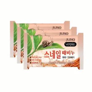 스네일 때비누 3개입 피부 미백 보습 탄력 뾰루 여드름 유 각질 진정 결 수분 피지 탈모