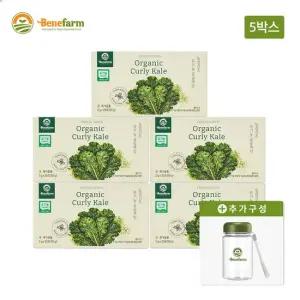 유기농 곱슬케일분말 5박스 2g x 125포) + 전용보틀