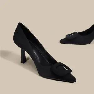 여성구두 5cm 8cm 220-250mm 스퀘어 여자 스틸레토 펌프스 하이힐