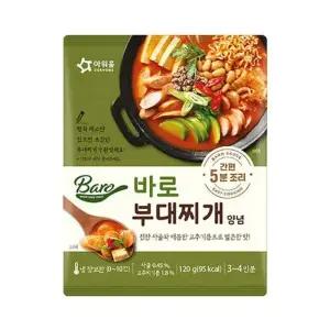 아워홈 바로 부대찌개 양념 120g x 10개 냉장