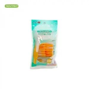 덴트프로 치간칫솔 I자형 30P 봉지 0.4mm SSSS