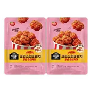 [소비기한 임박] 동원 퀴진 인싸이드 양념순살치킨 370g, 2개