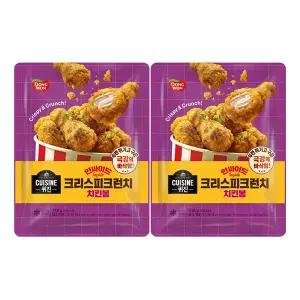 [소비기한 임박] 동원 퀴진 인싸이드 크리스피크런치 치킨봉 310g, 2개