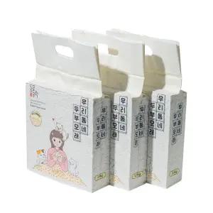 메온셀 동묘동락 우리동네 두부모래 2.4kg x 6개 고양이모래 얇은입자