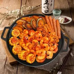 [해담]더원다이닝 보일링 씨푸드 밀키트 쉬림프 미국식 해물찜 홈 파티 캠핑 전복 새우 오징어