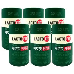 종근당건강 락토핏 당케어 2g x 60포 x 6통 /Hb