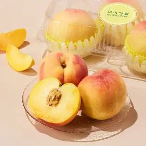 [프리미엄] 고당도 황도 복숭아 1.2kg (3입) 팩