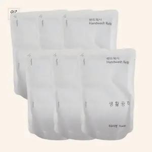 생활공작소 핸드워시 리필 손세정제 리필 파우더향 400ml 6개