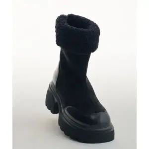 JILL BY JILLSTUART 질바이질스튜어트 우디플랫폼 앵클 퍼부츠 JLSO4F861BK 356298