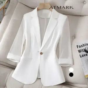 ATMARK 쉬폰슬리브블레이저자켓_AA53JK009G