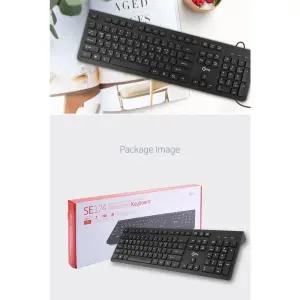 사무실 PC 키보드 컴퓨터 자판기 저소음 유선 노트북 데스크탑