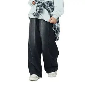 [소이] 여자 가을신상 사이드폴딩블랙진(25F5283)