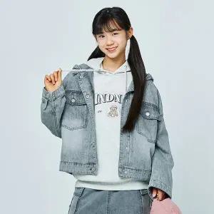 [소이] 여자 가을이월 그레이후드데님자켓(25S1551)