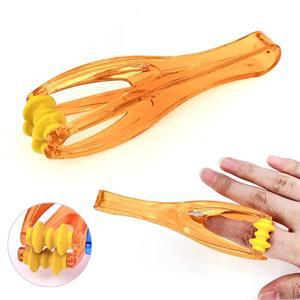 1PCS 2 롤러 손가락 마사지 및 을위한 탄성 손잡이가있는 미니