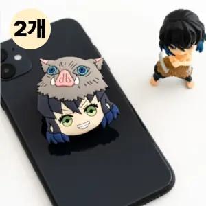 레토 그립톡 휴대폰 거치대 귀멸의칼날 이노스케 2P
