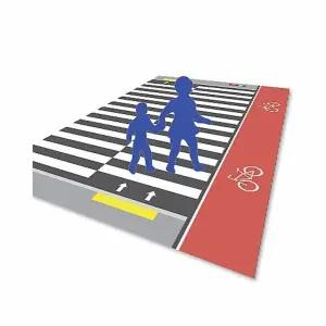 교육용 횡단보도 (천재질 매트)