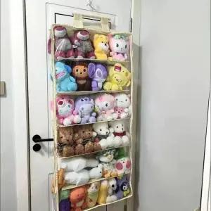 인형 정리함 문 보관함 수납 걸이 도어 정리 벽걸이
