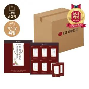 추석식품선물세트 리튠 홍삼진 골드 50ML*24포x4개