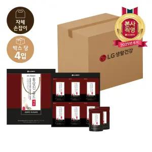 추석식품선물세트 리튠 홍삼진 제로 골드 50ML*24포x4개