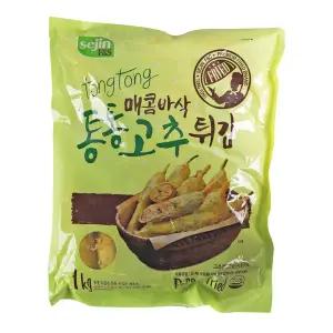 세진 통통 매콤바삭 고추튀김 1kg/냉동