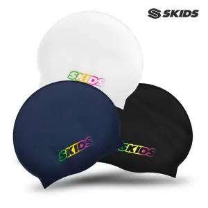 [하프클럽/스키즈]스키즈 성인 실리콘수모 SKH-505 3종 택1/수영모자/실내수영복/수경