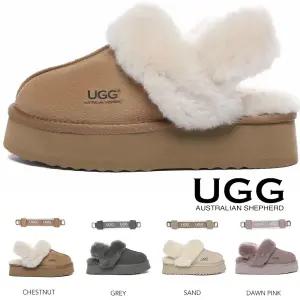 에버어그 25년신상 디스케트 플랫폼 키높이 호주 양털슬리퍼 UGG 어그슬리퍼