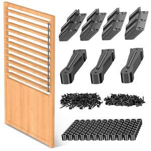 루버 하드웨어 키트 데크 선블라인드 시스템 브래킷 DIY 펜스 셔터 정원 파티오 및 야외 공간 실내 실외 사용에 적합