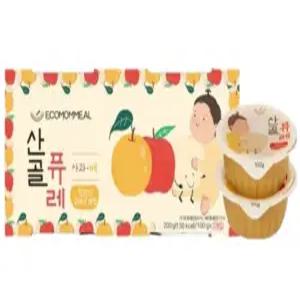 산골이유식 산골 퓨레 사과배 200g(100x2입), 9팩