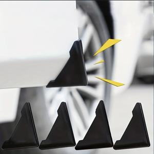 코너몰딩 4pcs 실리콘 자동차 도어 코너 커버 충돌 방지 보호 장치 범퍼 스크래치 외관 액세서리 부품