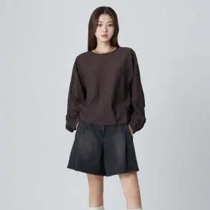 [롯데백화점]랩 나일론 라운드 오버핏 블라우스(AR3WB840)
