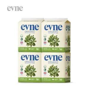 [킨도][이브네] 프리미엄 유기농 생리대 중형 16매x4팩