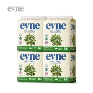 [킨도][이브네] 프리미엄 유기농 생리대 대형 14매x4팩