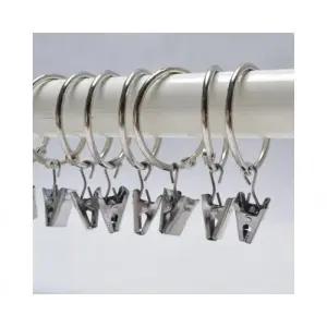 오픈형 후크 커튼  집게링 20pcs 50mm  (453Rd)