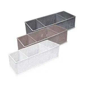 칸칸 바스켓-중 약30x12.4x8.3cm)칸막이 분리가능 바스켓 수납함 칸바구니 분리형