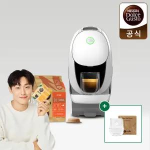 [리뷰이벤트] NEW 돌체구스토 네오 카페 캡슐 커피머신+ 스타벅스 캡슐커피 12P + 네오 더블월 글라스컵