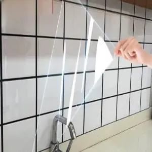 무점착 오염방지 투명 시트지 벽지보호 필름 YJ054