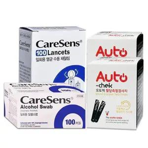 [셀러허브]오토첵 혈당지100개 +침100 +솜100매 당체크지 용지 D (S34706017)