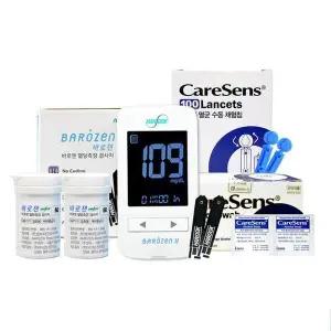 [셀러허브]바로잰 혈당 측정기+혈당지100매+솜100매+침110개 D (S37852568)