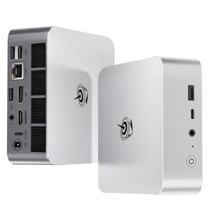 Beelink SER8 Mini PC, AMD Ryzen7 8745HS up to 4.9GHz(8C/16T),Mini Computer 32GB DDR5 RAM/1TB PCIe4.0 SSD/AMD Radeon 780M 12core 2600MHz Support 4K Tr e Display/WiFi 6/BT5.2/2.5G LAN/HDMI+DP/USB4