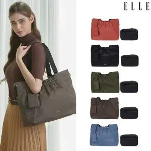 [ELLE] 엘르 레이 나일론 핸드백 3종 세트