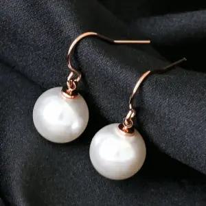 [오노마] ONM 14K 골드필드 핀 진주 혼주 결혼식 후크 귀걸