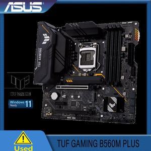 ASUS TUF 게이밍 B560M-PLUS LGA1200 마이크로 ATX 마더보드 PCIe 4.0 2X M.2 슬롯