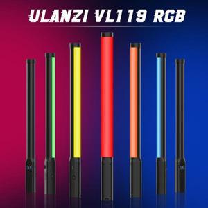 Ulanzi VL119 핸드 헬드 RGB 다채로운 스틱 라이트 19.68 인치 LED 완드 CRI 95 + 2500K-9000K 사진 스튜디
