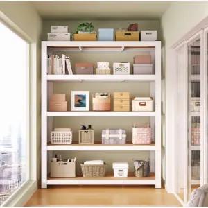 간편한 DIY 무볼트 조립 선반 다용도 앵글 선반 베란다 창고 펜트리 철제 랙 5단