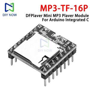 YX5200 DFPlayer 미니 MP3 플레이어 모듈 음성 디코딩 보드 TF U-Disk IO 시리얼 포트 AD 아두이노 호환