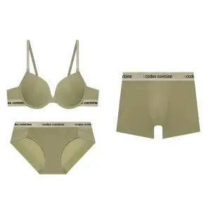 [롯데백화점]코데즈컴바인 이너웨어 베이직 남녀커플 브라+팬티+드로즈 세트 (CEWBRBPDR961KH11)