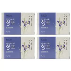 크리오 동산 창포비누 100g X 4입 세수비누 창포비누 동산비누 때비누 크리오비누 알뜰비누 세안비누