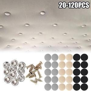 20-120PC 자동차 지붕 고정 버클 나사 세트 인테리어 천장 헤드 라이너 수리 스크류 캡 패브릭 액세서리